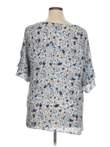 PREMISE Short Sleeve Blouse (view 2)