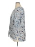 PREMISE 100% Polyester Blue Short Sleeve Blouse Size 1X - photo 5