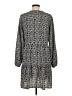 Nine West 100% Polyester Houndstooth Gray Casual Dress Size M - photo 2