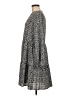 Nine West 100% Polyester Houndstooth Gray Casual Dress Size M - photo 5