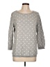 Basic Editions Polka Dots Gray Pullover Sweater Size L - photo 1
