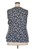 DressBarn Blue Sleeveless Blouse Size 2X - photo 2