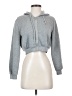 Shein 100% Polyester Gray Zip Up Hoodie Size S - photo 1