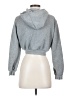 Shein 100% Polyester Gray Zip Up Hoodie Size S - photo 2