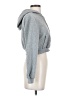 Shein 100% Polyester Gray Zip Up Hoodie Size S - photo 4
