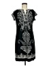 En Focus Studio Paisley Black Casual Dress Size 8 - photo 1