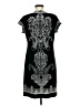 En Focus Studio Paisley Black Casual Dress Size 8 - photo 2