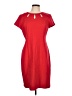 Talbots Solid Red Casual Dress Size 10 - photo 1