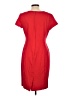 Talbots Solid Red Casual Dress Size 10 - photo 2