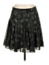 Gap 100% Polyester Paisley Black Casual Skirt Size 2 - photo 2