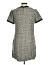 Tahari 100% Polyester Tweed Gray Casual Dress Size M - photo 2