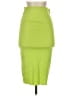 Missguided Solid Green Casual Skirt Size 4 - photo 1