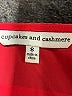 Cupcakes & Cashmere 100% Polyester Red Sleeveless Blouse Size 8 - photo 7