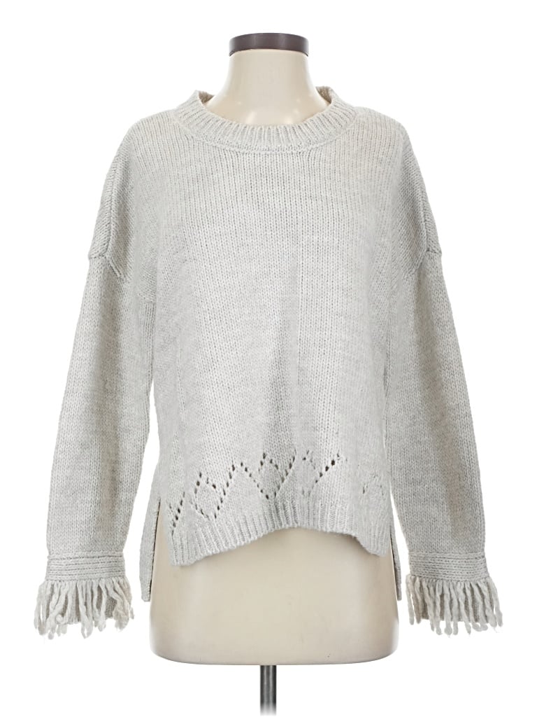 Pre-owned Jack By Bb Dakota Pullover Sweater In Silver