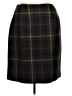 Talbots 100% Wool Plaid Green Wool Skirt Size 10 - photo 2