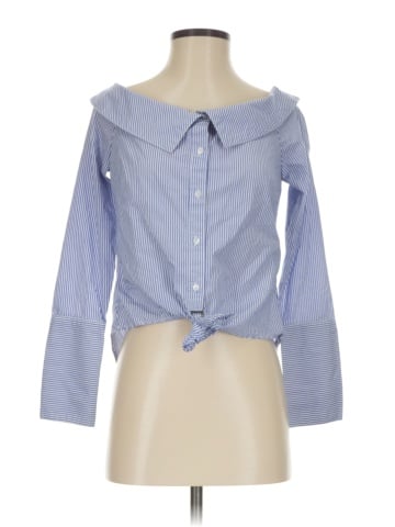 Romeo & Juliet Couture Long Sleeve Blouse (view 1)