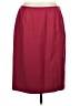 Sag Harbor 100% Polyester Solid Burgundy Formal Skirt Size 8 - photo 1