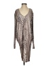 Venus Silver Cocktail Dress Size S - photo 1