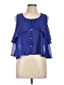 Tresics 100% Polyester Blue Sleeveless Blouse Size L - photo 1