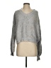 Unbranded 100% Polyester Metallic Gray Pullover Sweater Size S - photo 1