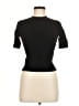 Uniqlo 100% Wool Black Short Sleeve Turtleneck Size M - photo 1