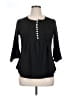 Unbranded Black 3/4 Sleeve Blouse Size XL - photo 1