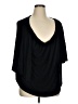Green Envelope Black 3/4 Sleeve Top Size 1X - photo 1