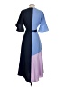 Hutch Color Block Blue Casual Dress Size XS - photo 2