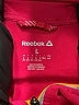 Reebok 100% Polyester Print Pink Windbreaker Size L - photo 6