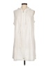 Assorted Brands Ivory Sleeveless Button-Down Shirt Size L - photo 1