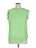 Maison d' Amelie 100% Polyester Green Sleeveless Blouse Size L - photo 2
