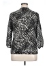 J.Crew Gray 3/4 Sleeve Blouse Size 14 - photo 2
