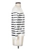 Ann Taylor Stripes White Turtleneck Sweater Size XXS - photo 4