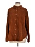 Blu Pepper Brown Long Sleeve Blouse Size L - photo 1