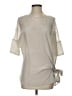 Gold Hawk Ivory Short Sleeve Blouse Size XS - photo 1