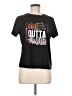 Shein 100% Polyester Black Short Sleeve T-Shirt Size M - photo 1