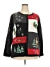 Breckenridge 100% Polyester Black Pullover Sweater Size 2X - photo 1