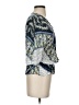 Deletta 100% Viscose Print Blue 3/4 Sleeve Blouse Size XS - photo 4