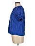 CeCe Blue Short Sleeve Blouse Size M - photo 5