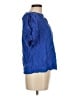 CeCe Blue Short Sleeve Blouse Size M - photo 4