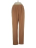 Leith Solid Brown Casual Pants Size S - photo 1