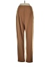 Leith Solid Brown Casual Pants Size S - photo 2