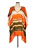 MICHAEL Michael Kors 100% Polyester Orange Poncho Size Lg - XL - photo 1