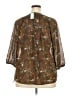 MASON & BELLE 100% Polyester Brown 3/4 Sleeve Blouse Size 2X - photo 2