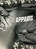 Apparis 100% Polyester Houndstooth Black Coat Size XS - photo 6