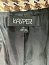 Kasper 100% Polyester Houndstooth Ivory Blazer Size 10 - photo 6