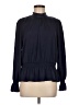 Scoop Blue Long Sleeve Blouse Size M - photo 1