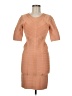 Herve Leger Tan Orange Cocktail Dress Size M - photo 1