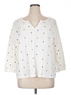 Lands' End 3/4 Sleeve Blouse