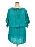 Pinky 100% Rayon Teal 3/4 Sleeve Blouse Size 3X - photo 1